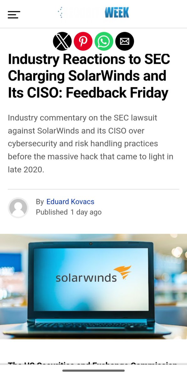 Zen7City's tweet photo. Tim💩Brown👖of #SolarWinds: just another day of running the #Gauntlet of corporate board interests versus the public interest versus #dfir'd new year's resolutions of Audit Findings and #InfoSec professional ethics. #PenSieve #DadJokes #GigaPopJoke #vss365 https://t.co/qqviHMGETZ https://t.co/KIM7RbVCKH