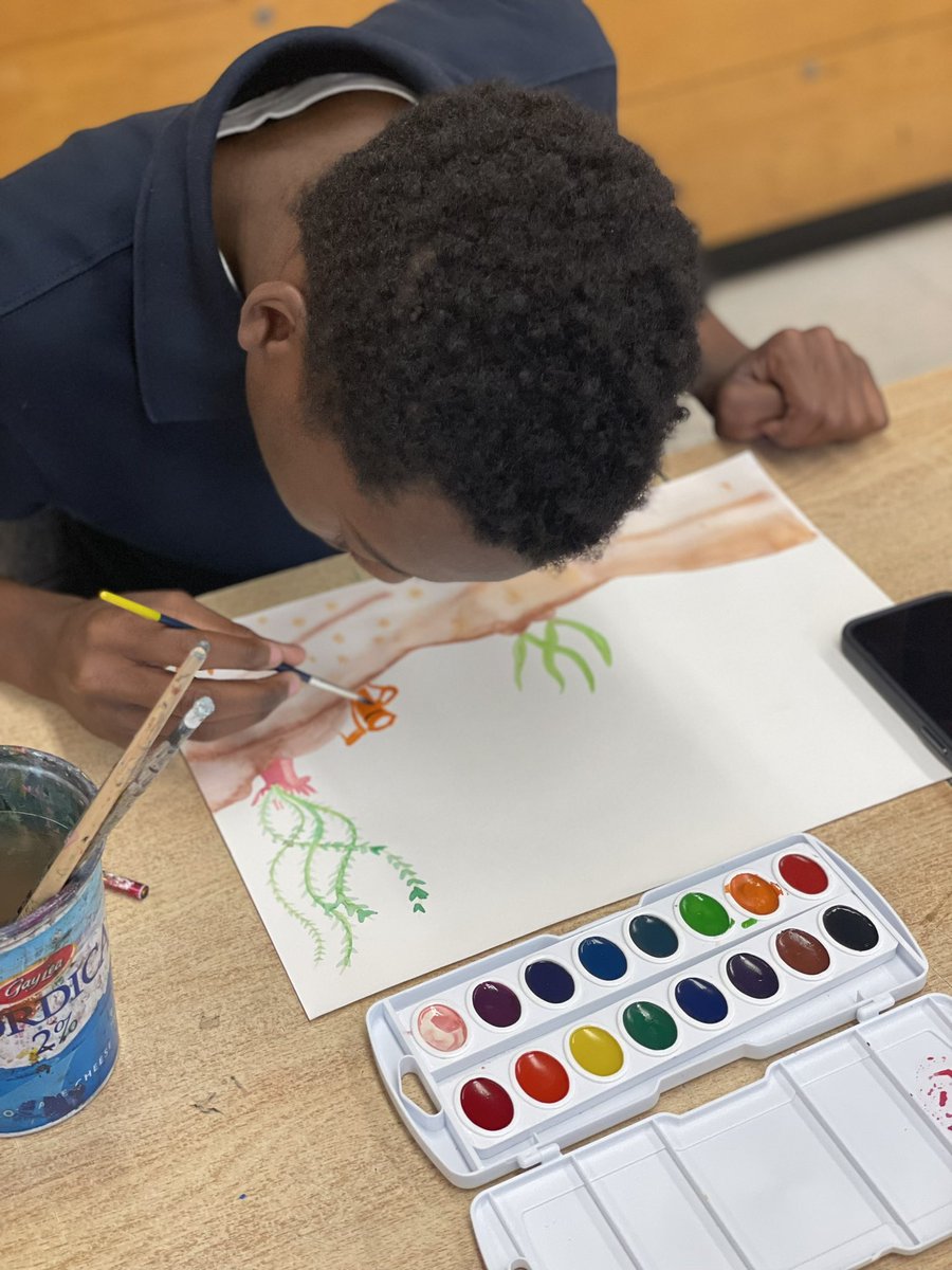 SantoroArtEdu's tweet image. Grade 9s intro to watercolour #wetonwet #drybrush #glazing #lifting  @TCDSB_RDAddario @TCDSB