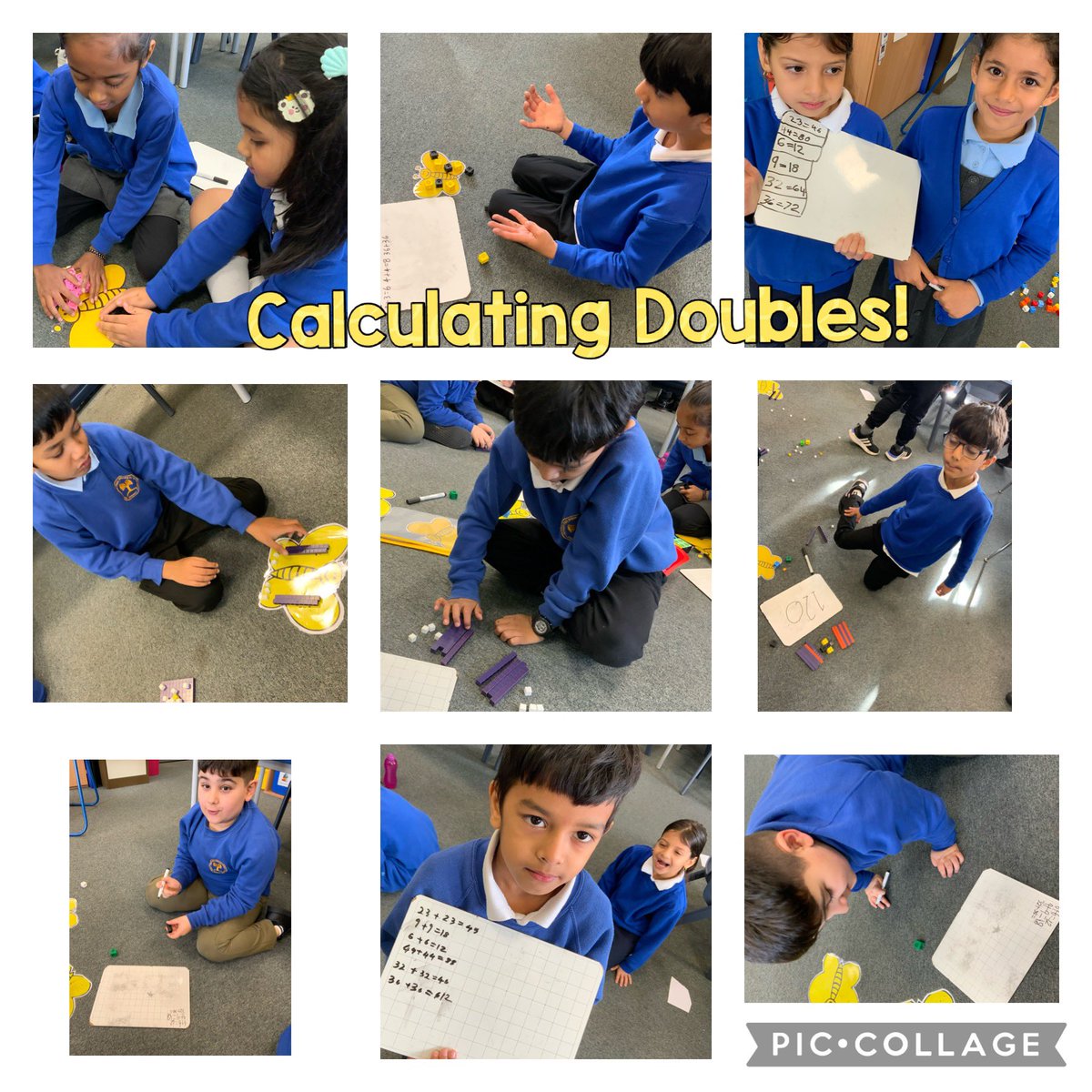 nppschool's tweet photo. Year 3 - Calculating doubles using manipulative to explain their thinking. #nppschnumeracy https://t.co/TtA1Wh02xO