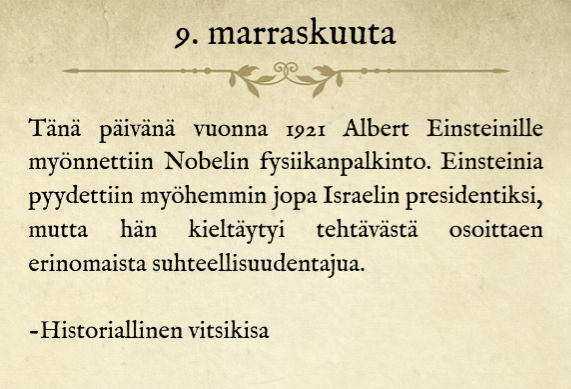 HistoriaVitsi's tweet photo. 9.11. #historiallinenvitsikisa https://t.co/7cyJ5uBkWF