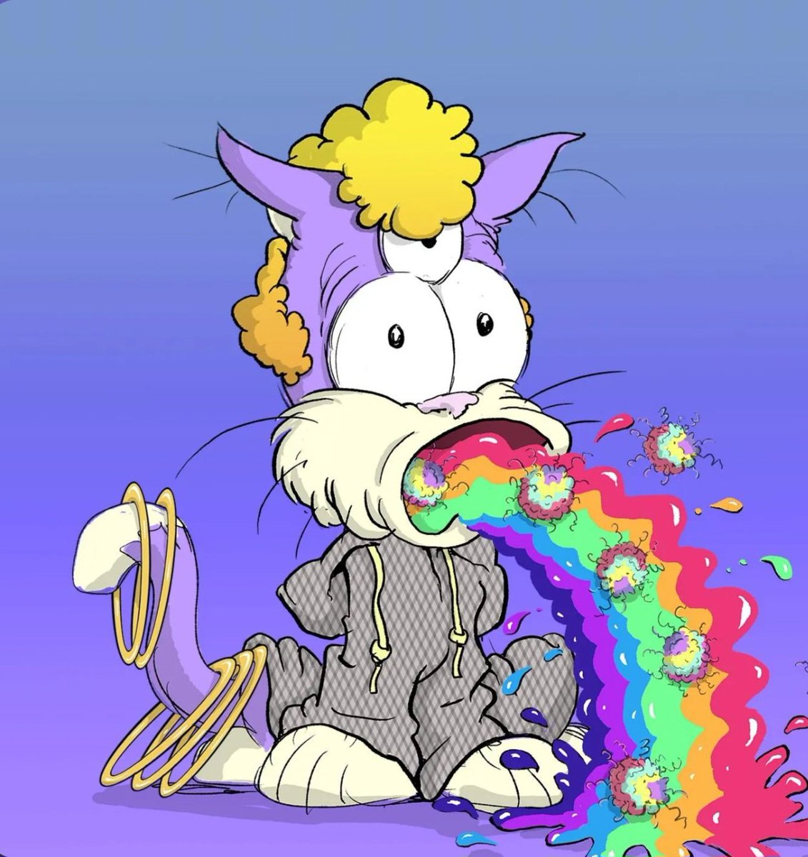 tuck_nft's tweet image. A lot of buzz about @TheSimpsons episode last night! If you love the Simpsons go check out @HiddenKittenCTY! 
@tubatron is the artist and the community is nothing short of amazing!  😼🔥
#HKC #TheSimpsons