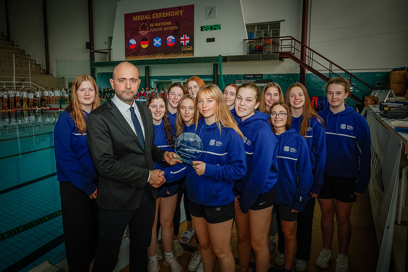 Huge congratulations to Forth Valleys Zoe for being selected as Captain for the U17 team representing Scotland in the EU Nations competition in Czech Republic. Some very close games and a great performance, ending in 4th place! Very well deserved 👏  <a href="/ScotWaterPolo/">Scotland Water Polo</a> <a href="/ScottishSwim/">Scottish Swimming</a>