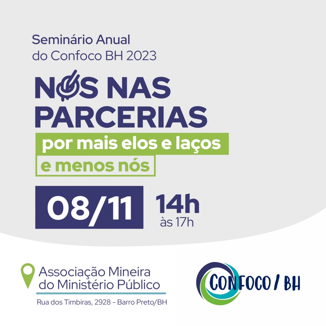 Participe conosco do Seminário do CONFOCO na próxima quarta-feira, 08/11!

As inscrições já estão abertas e podem ser feitas pelo Sympla: sympla.com.br/evento/seminar…  

#confoco #seminariodoconfoco