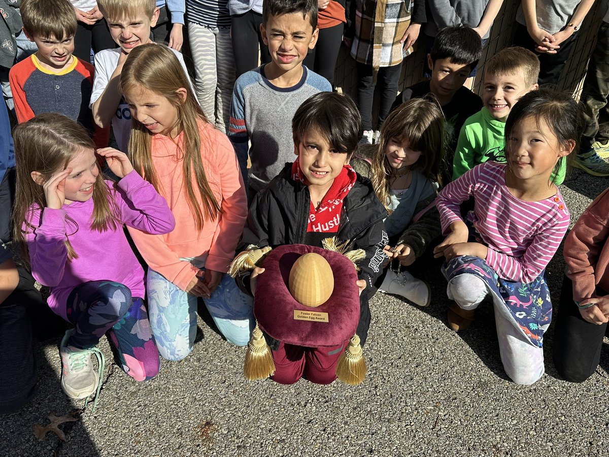FosterSchoolMTL's tweet photo. Congratulations to our 2nd Grade Students for earning the Golden Egg Award for the month of October for their positive behavior at lunch and recess! #swpbis #LeboProud 🪺🦅 https://t.co/ehCb1OAMuN