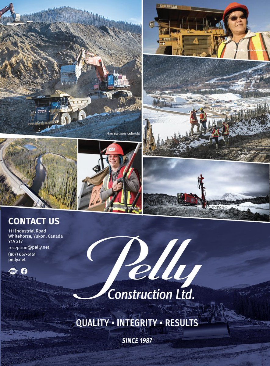 Pelly Construction Ltd. #GeoScienceSponsor is Northern Canada’s premier heavy construction &amp; contract mining company.

Throughout the years Pelly has completed hundreds of private &amp; public projects though-out YT, BC, NWT, &amp; Alaska. 

Learn More: pelly.net