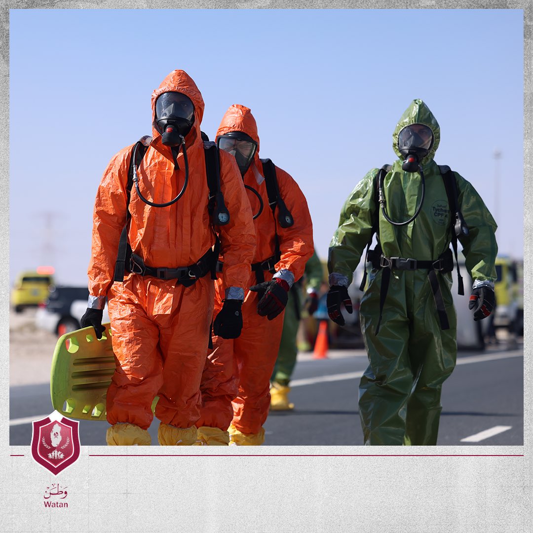 MOI_Qatar's tweet photo. انتهى اليوم الأول من #تمرين_وطن .. والحصيلة كانت أعلى درجات الجاهزية لكل الاحتمالات والمخاطر
#تمرين_وطن
#watan_exercise https://t.co/sq0XVHLZS6