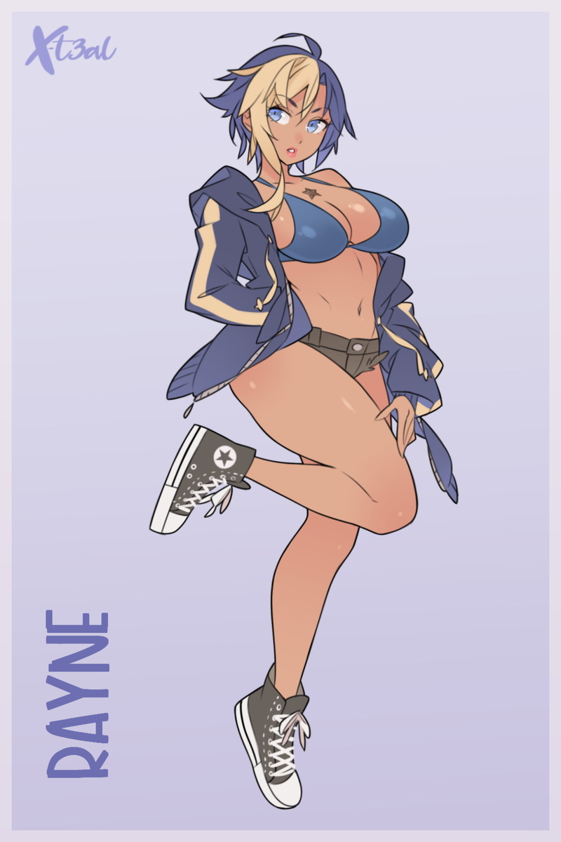 These are the characters for Judgemint's commission.
A little behind as usual but this week I'll finish all the designs x.x