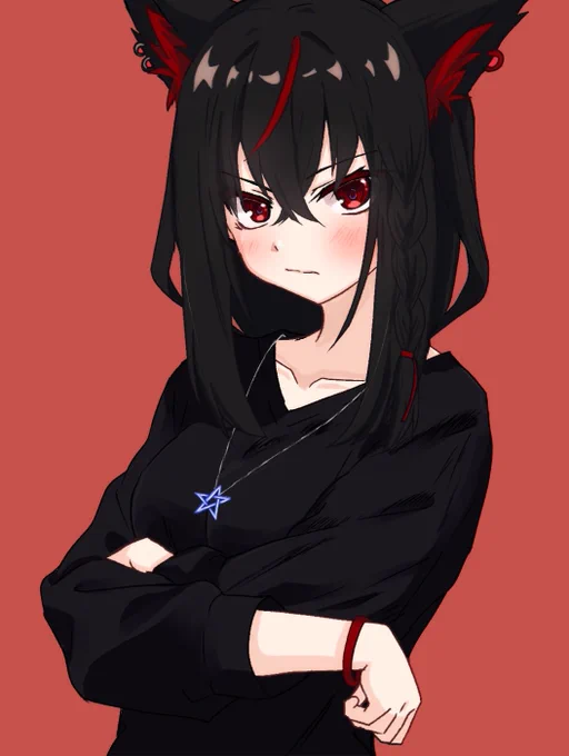 黒さんすこ #絵フブキ