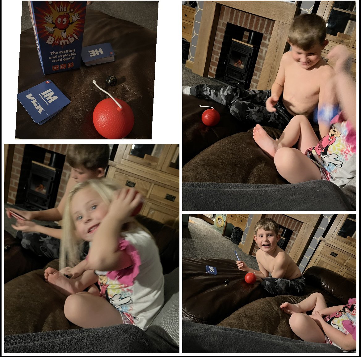 BeckySnowden2's tweet photo. Pass the bomb! 💣 #passthebombgame @ComeRound  @UnboxNowUK https://t.co/Wy5ZWDLmF0