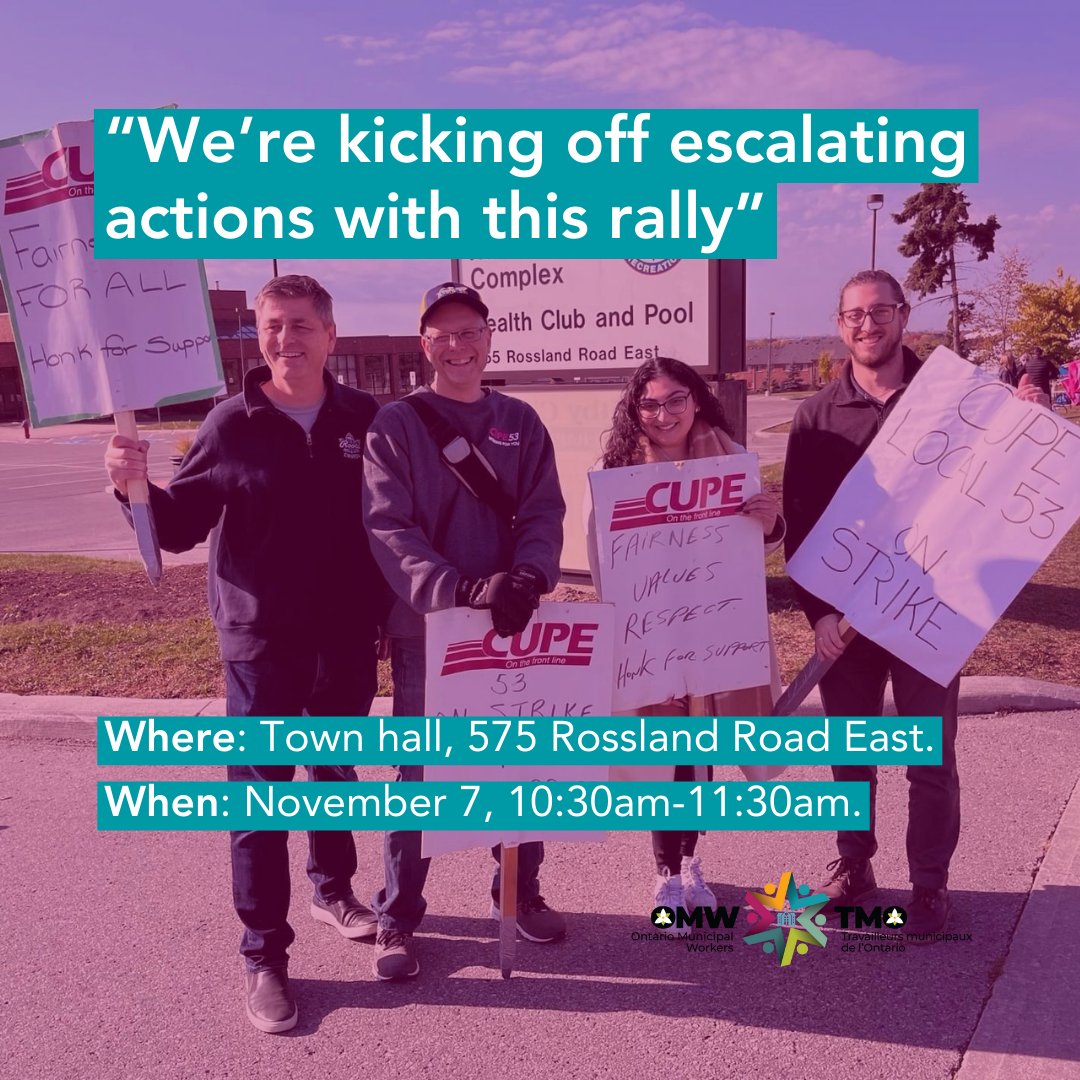 CUPE Ontario Municipal Workers tweet media