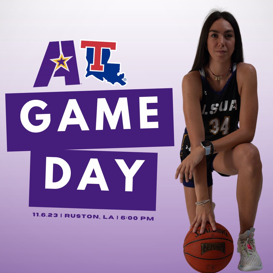 LSUA_WBB's tweet photo. GAME DAY:

🆚LA TECH
📍Ruston, LA
⌚️6:00 PM
🎥 https://t.co/tSU9jCi03p
📈 https://t.co/EoAAbC1c7y https://t.co/vyTKMBFGUv