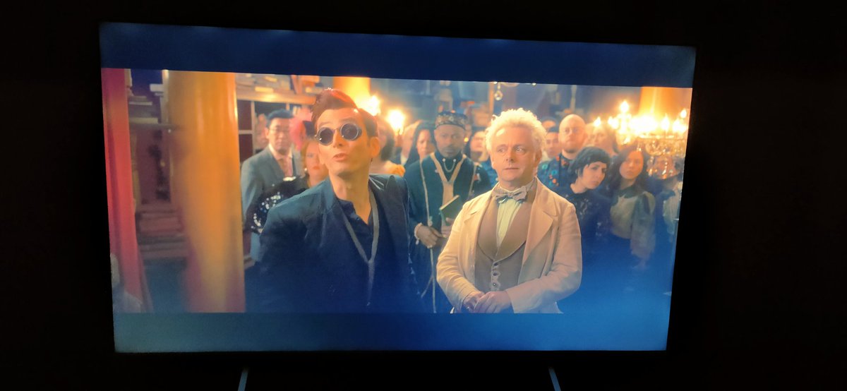 Alex2020NB's tweet photo. This @Philips branded TV, which is manufactured by @TPVision is described in the marketing blurb as "the one that has it all". Look at the state of the picture on it. TP Vision's so-called Philips TV Technical Support says it doesn't need replaced or repaired. TV is 4 months old. https://t.co/ihMhys2PTI