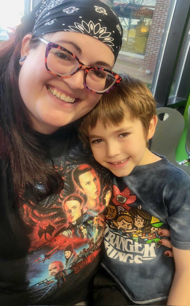 amidnightrose's tweet photo. Little Man and I celebrating #strangerthingsday. #hellfireclub @strangerwriters @Stranger_Things #season4 #Season2 https://t.co/nXxx7ZrrM9