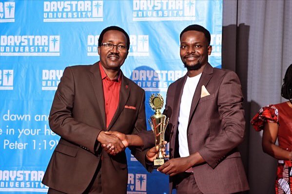 arnold_navara's tweet photo. Onto some exciting news ending the year on a high note. Scooped the “Community Service “award during the 46th Daystar University Graduation Dinner. Do not trade who you are for what you think the world needs.
#ignitingpurpose https://t.co/WvPsnbBmm8