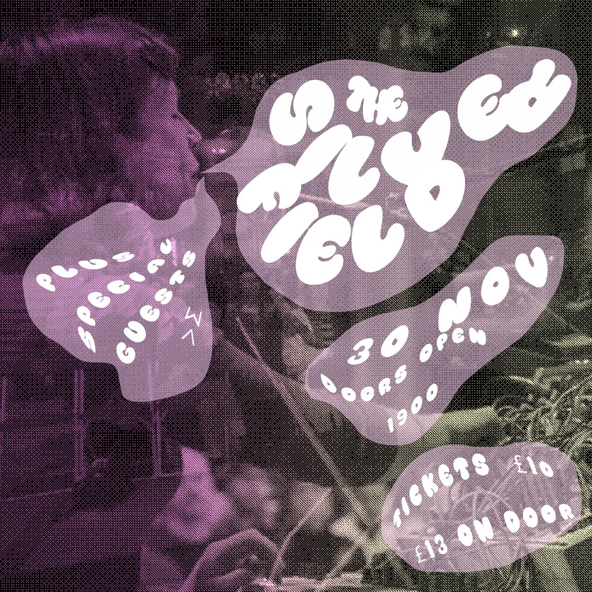 Love this poster for <a href="/thesilverfield/">The Silver Field</a> show at @TACO_errr on 30th Nov. Coming up so soon!

Support comes from new collab &gt;Σ comprised of <a href="/anrimeal/">anrimeal</a> &amp; Freda D'Souza

Absolute dream team 💜 tickets here: wegottickets.com/event/595273

Poster photo by <a href="/danitagen/">dani tagen (she/her)</a> 📸 design by Mat @ TACO!