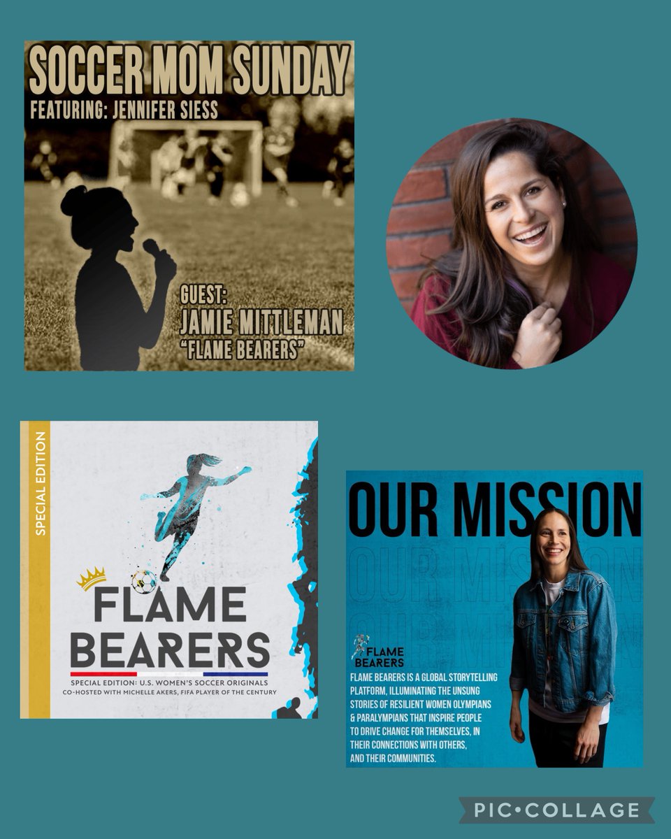 New #SoccerMomSunday on @SoccerDadPod! A kindred spirit in highlighting unheard stories, meet @JamieMittelman, founder of @flame_bearers. Listen to her story of startup, global growth, @USWNT 85-ers, & driving equitable media coverage in women's sports. podbean.com/ew/pb-z82ha-14…
