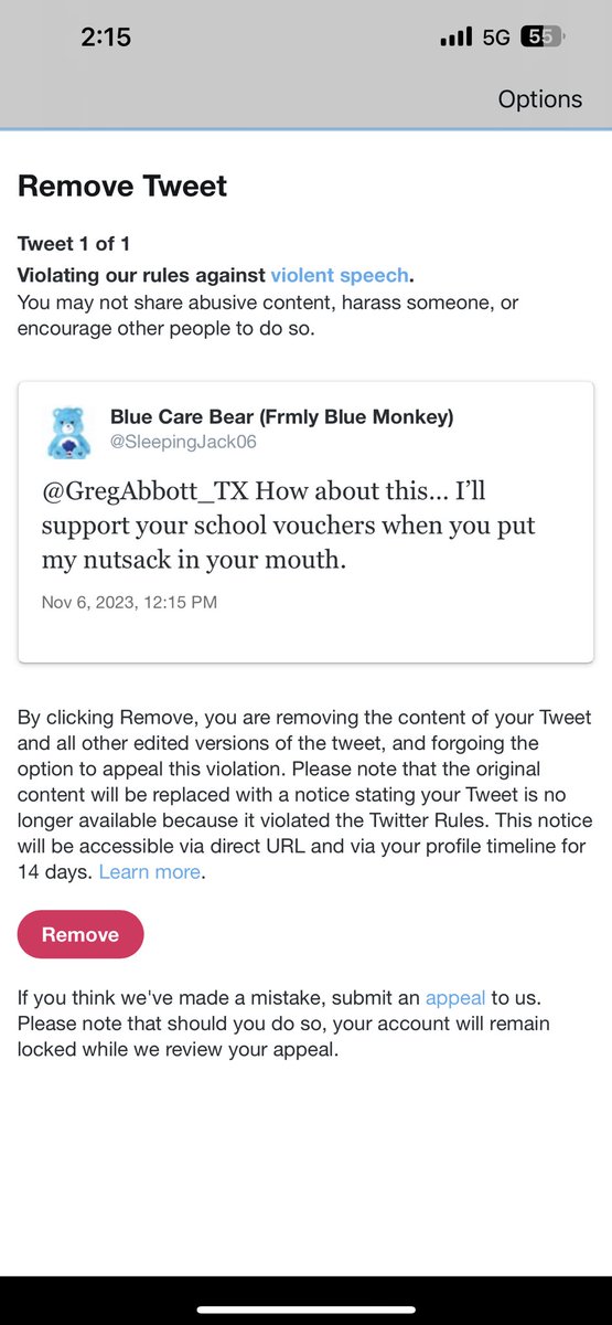 Slumberjack07's tweet image. Alternative account just got suspended because I told the Gov of Texas…