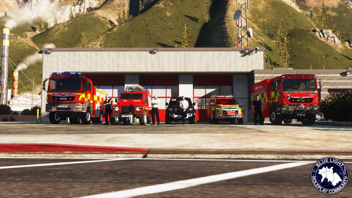 BlueLightRPC's tweet photo. The team at LFB are showing off some of our new fleet at one of their many fire stations spread across the region.

Have what it takes to join them? 

https://t.co/dR18rgjX1o
https://t.co/aLMs6zDtEh

#Fivemrp #Fivem #Roleplay #GTAV #Bluelightrpc https://t.co/v76vZzkb9q