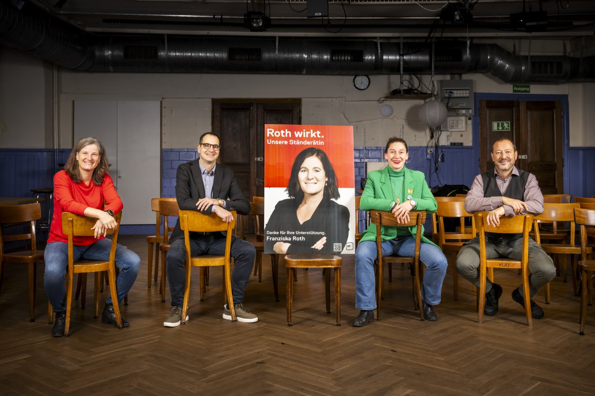 Überparteiliches Komitee @FranziskaRothSO in den #Ständerat <a href="/KantonSolothurn/">Kanton Solothurn</a> <a href="/glpsolothurn/">GLP Solothurn</a> @spsolothurn und <a href="/gruene_so/">GRÜNE SO</a> 🍀