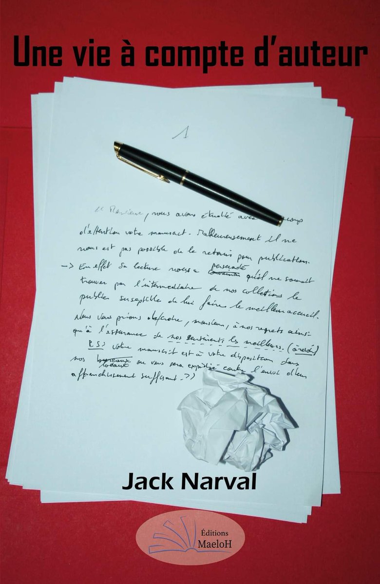 EditionsMaeloh's tweet photo. La nouvelle du jour, c'est la parution de notre troisième ouvrage avec le dernier roman de Jack Narval, Une vie à compte d'auteur.

#editionsmaeloh #nouvelediteur #charentemaritime #nouvelleaquitaine #poitoucharente #cormeroyal
#unevieacomptedauteur https://t.co/ScnzlsOjIn
