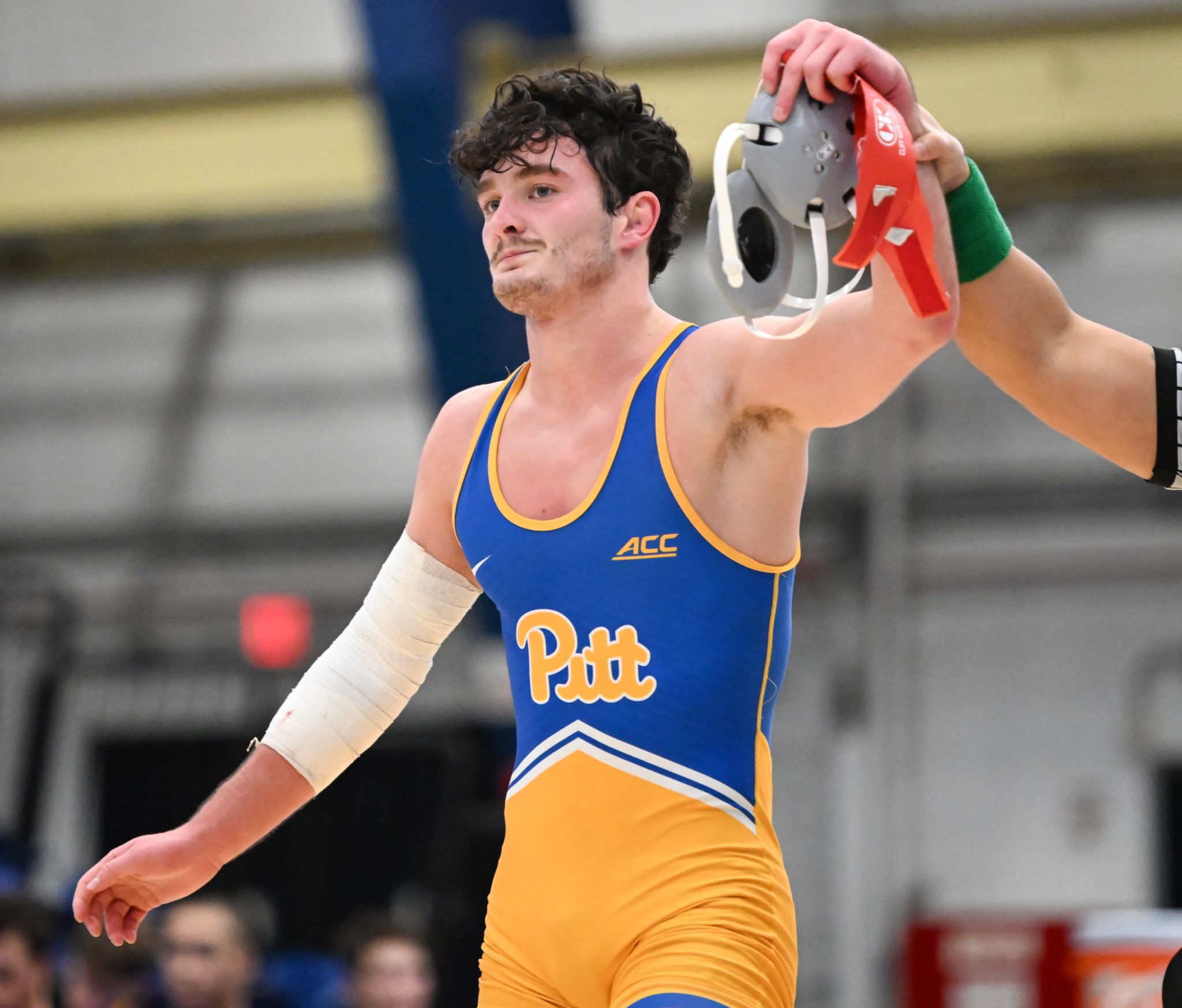 Heller Brothers Record Pins in Pitt's Blue-Gold Dual - Pitt