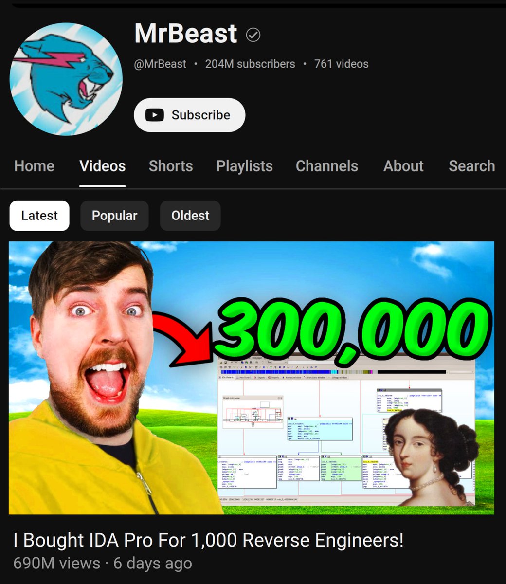 MrBeast is a respectable youtuber after all