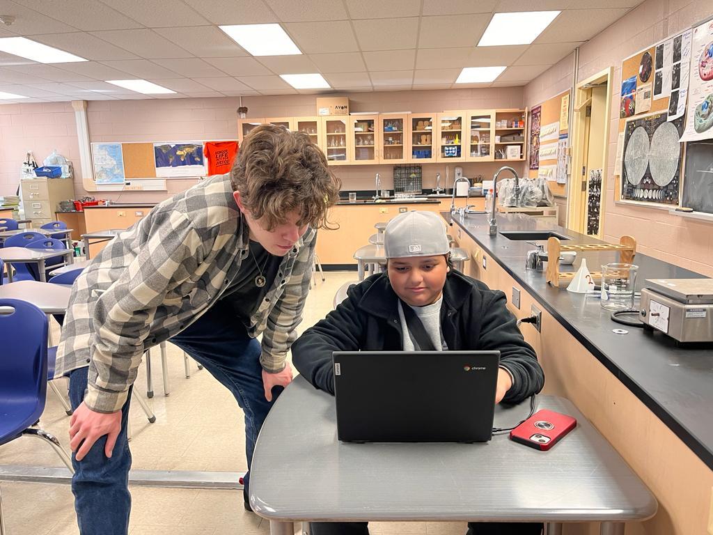 Eastdale leadership students in action! Ms. Coronado's grade 11 and 12 GPP 3O1 Leadership and Peer Support students are growing their leadership skills while supporting student success in grade 9 and 10 classes. #Soaringtonewheights #EastdaleEagles #studentleaders <a href="/DDSBSchools/">Durham District School Board (DDSB)</a>