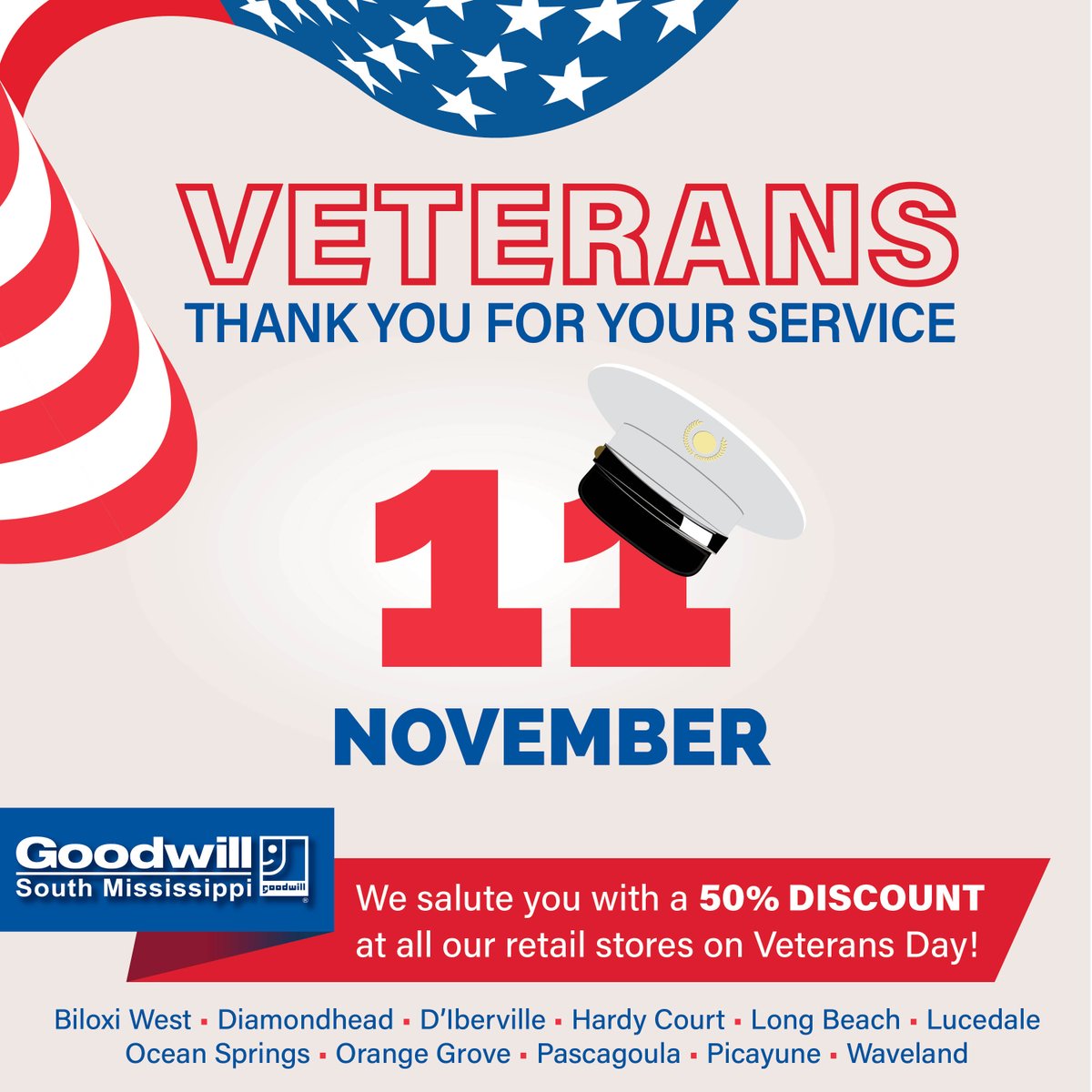 Goodwill Industries of South MS tweet media