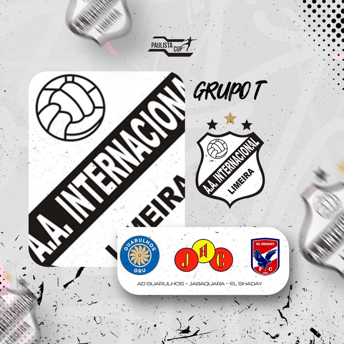 interdelimeira's tweet photo. ADVERSÁRIOS DEFINIDOS! ⚔️🔥

O palco está pronto para a próxima etapa da Paulista Cup, e os #LeõesDoFuturo estão famintos por vitórias! 🦁⚽
Neste grupo T, enfrentaremos Jabaquara, El Shaday e o Guarulhos. 

#VAILEÃO
🦁🏁

#CriasDaBase #Internacional #Leão #VaiLeão #Inter https://t.co/1eYhc7mKt9