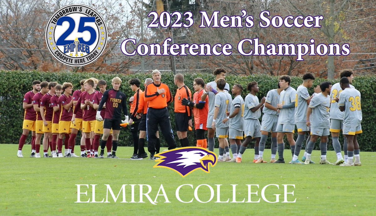 Congratulations to @elmiramsoc for winning a title and earning a shot at another one! We celebrate the team's bid to the NCAA Tournament with a look back at the thrilling win for the @empire8 championship!

🎥: youtu.be/NreM8quyKe8

#TogetherWeFly #FightOn4EC #ElmiraProud
