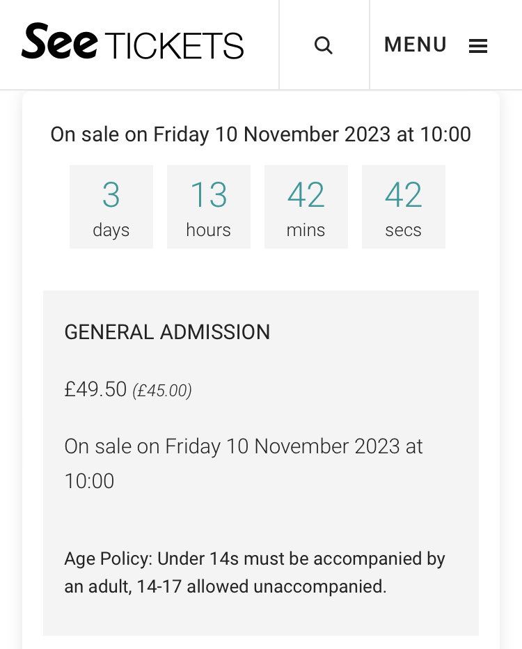 ManchesterDose's tweet photo. Refreshing to see @BlossomsBand keeping prices reasonable for their massive Wythenshawe Park next summer. 

All this for less than £50. All set up to be a belter of a day 👏🏻 https://t.co/bfVhecQEdp