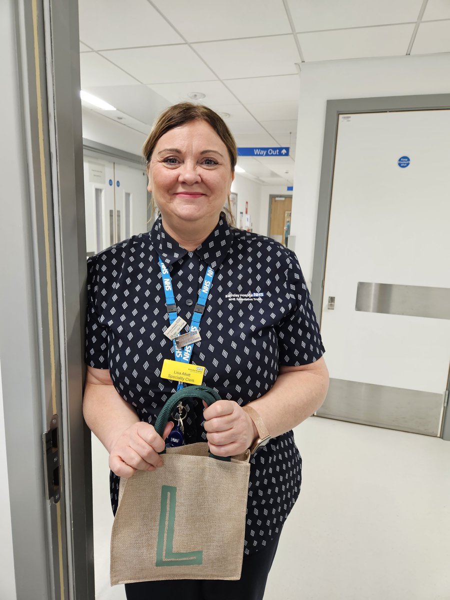 Lisa was Gynaecology training star for September. Achieving 90% trust standard compliance. ⭐️