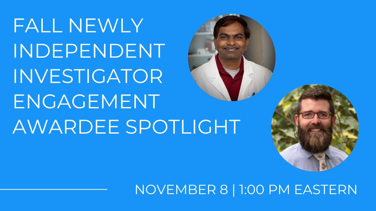 EMGSUS's tweet photo. The NIIEA Program is for early career investigators who recently transitioned to independence committed the research in all areas of environmental exposures and mutagenesis. This webinar highlights the research of two NIIE awardees.

Register: https://t.co/2QkrJ5eGLr https://t.co/jmHgZabTZ0