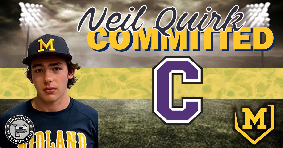 BanditsStl's tweet photo. Neil Quirk commits to Cornel College. #skins #midlandfamily #collegebaseball @Midland_Redskin https://t.co/2J7jvvqMfF