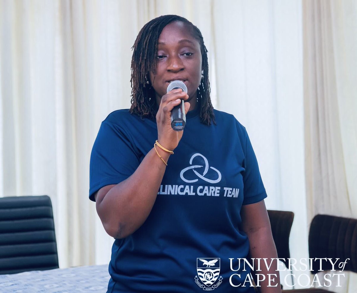 VoiceOfUCC's tweet photo. The University of Cape Coast (UCC) Hospital has been praised by Peer Reviewers of the Central Regional Health Directorate for boosting healthcare quality in the region. 

It scored an impressive 95.6% in adhering to key principles and standards set by the Directorate, which are fundamental to effective healthcare delivery.