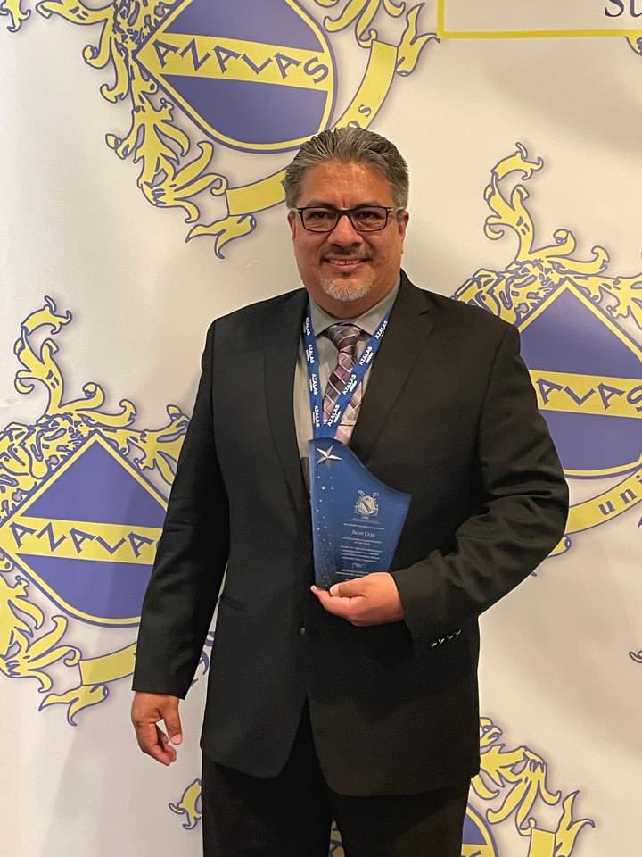 TollesonUhsd's tweet photo. Our district is well-represented today at the Arizona Association of Latino Administrators &amp; Superintendents, where our very own Deputy Superintendent Mr. Juan Ceja received the Outstanding Administrator of the Year award! Congratulations!

#tushd_proud #tuhsd_strong #azalas https://t.co/2BaIvRFb0b
