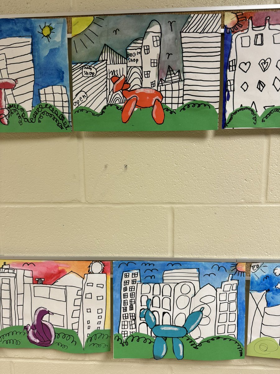 ChereSwearingen's tweet photo. Love this artwork from 3rd graders🤩 https://t.co/5XakCEb1xk