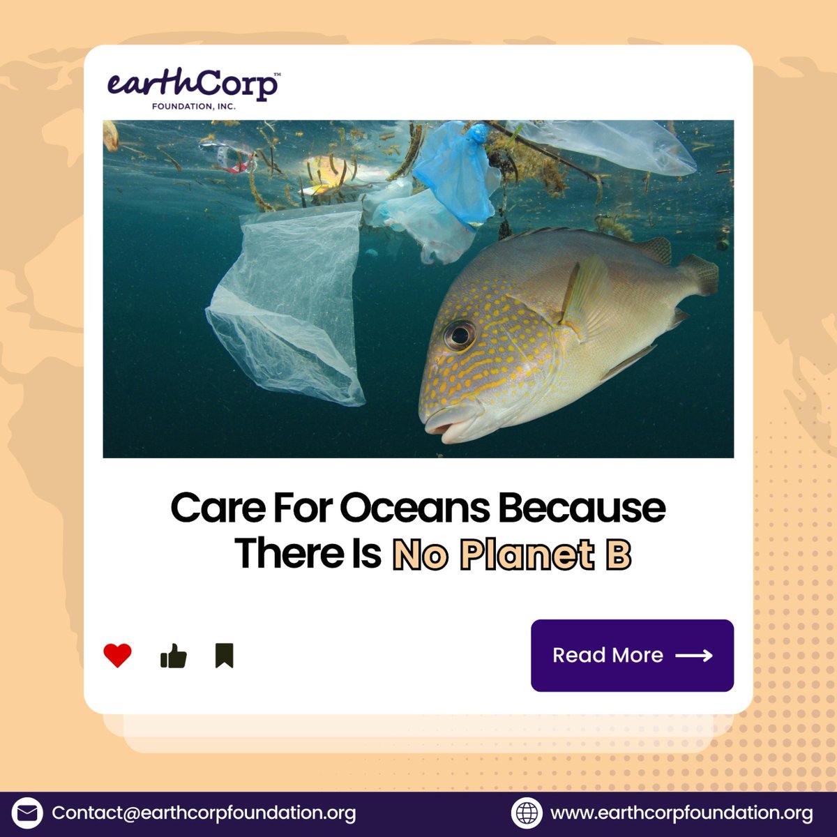 EarthCorp's tweet image. Plastic wastes are one of our top threats to marine life, overall ocean life, and even our lives.  As plastic breaks down into microplastics, they are eaten by algae and plankton and move up the food chain to us.  
#EcoProfit #EarthProtection #LegalPlanet #SustainableBusinesses