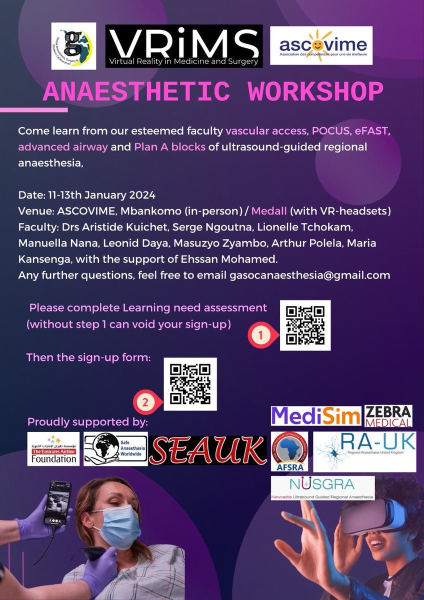 I meet with Zambians and Cameroons tonight, go to the Gold Coast Australia next week and then India the week after. We plan VRiMS events in Kenya and Tanzania next year. This is the power of XR for global health.