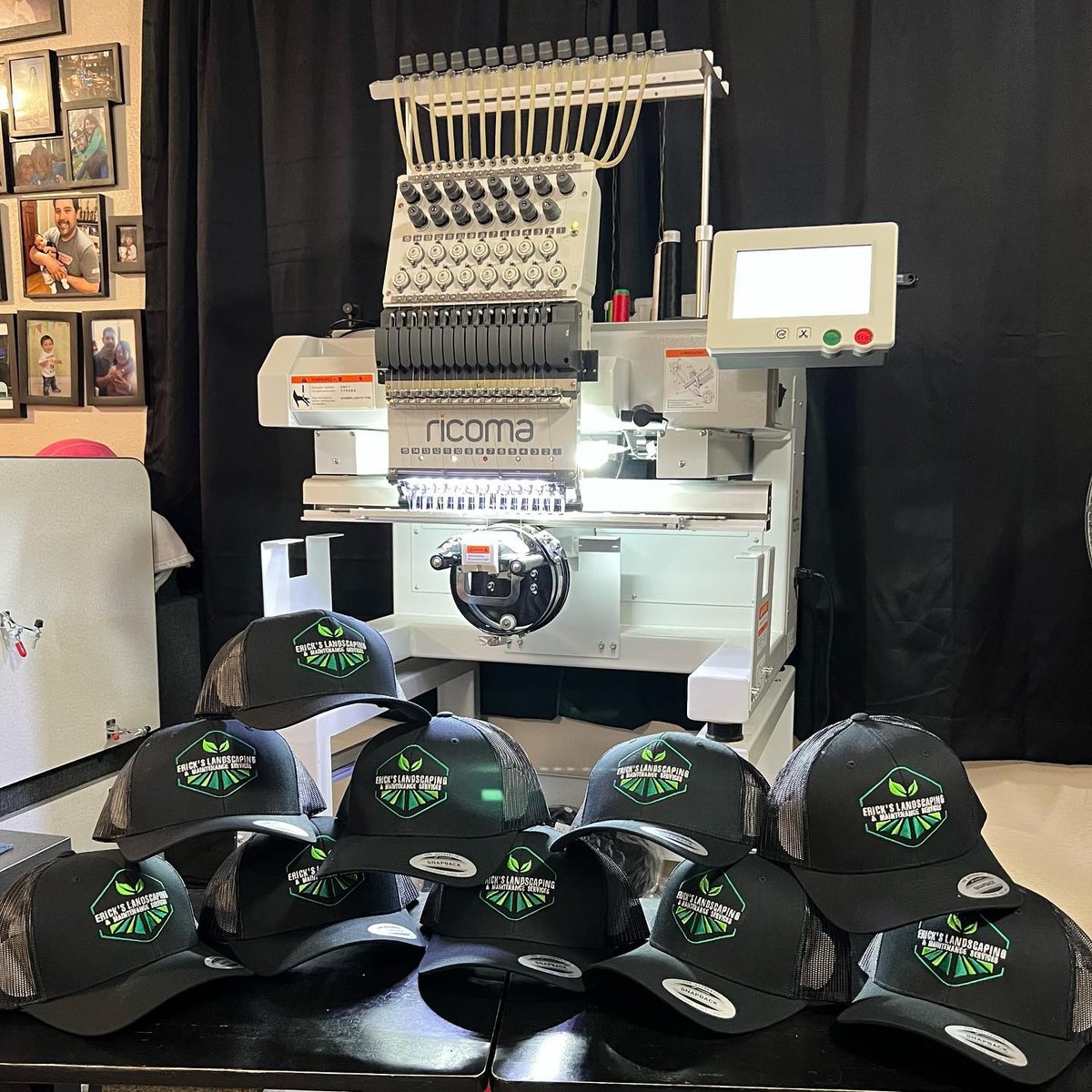 Custom caps by @carlos_srt10

Some hats made for djredux94 thank your business #landscape #landscaper #landscapersofinstagram #yardwork #yard #ricoma #embroidery #embroideryart #embroiderydesign #hats #caps #digitize #digitizer #baseballcaps