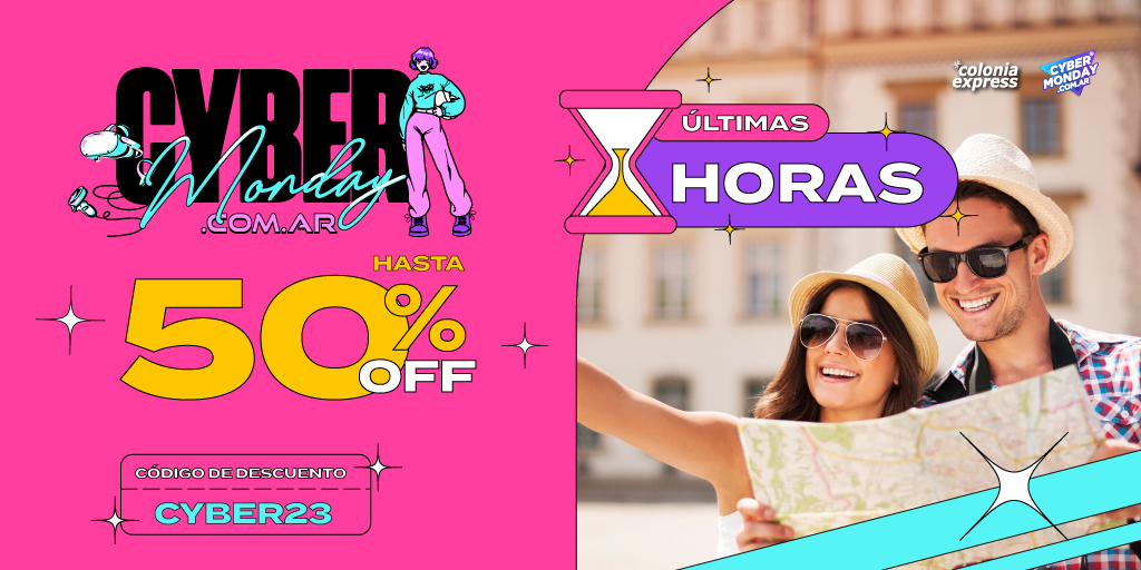 coloniaexpress's tweet photo. Argentina ‼️

Ultimas horas ⏰ No se queden sin sus pasajes a Uruguay con unos descuentos imperdibles
👉🏼50% OFF en pasajes a Uruguay, 30% OFF bodegas y un 20% OFF en Day Tours👈🏼

Los veo a bordo 👨🏼‍✈️

#Uruguay #Argentina #DestinoTuristico #LaMejorFormaDeCruzar https://t.co/QOmbUUAkka