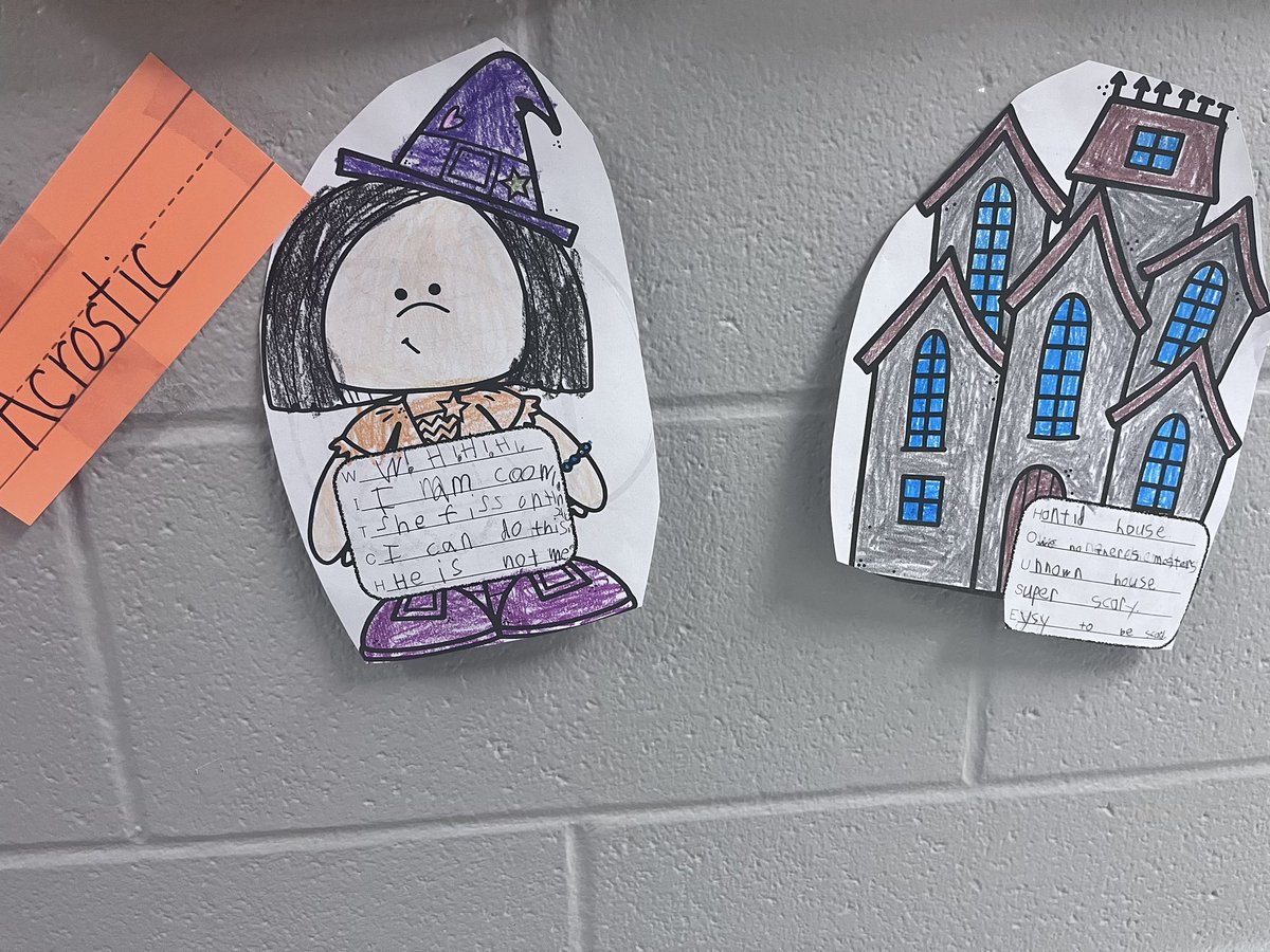 Writing all sorts of different types of poetry!   1st grade has so many amazing poets. <a href="/HumbleISD_SWE/">Summerwood Elementary</a> <a href="/Humble_ElemELA/">Humble ISD Elementary ELA</a>