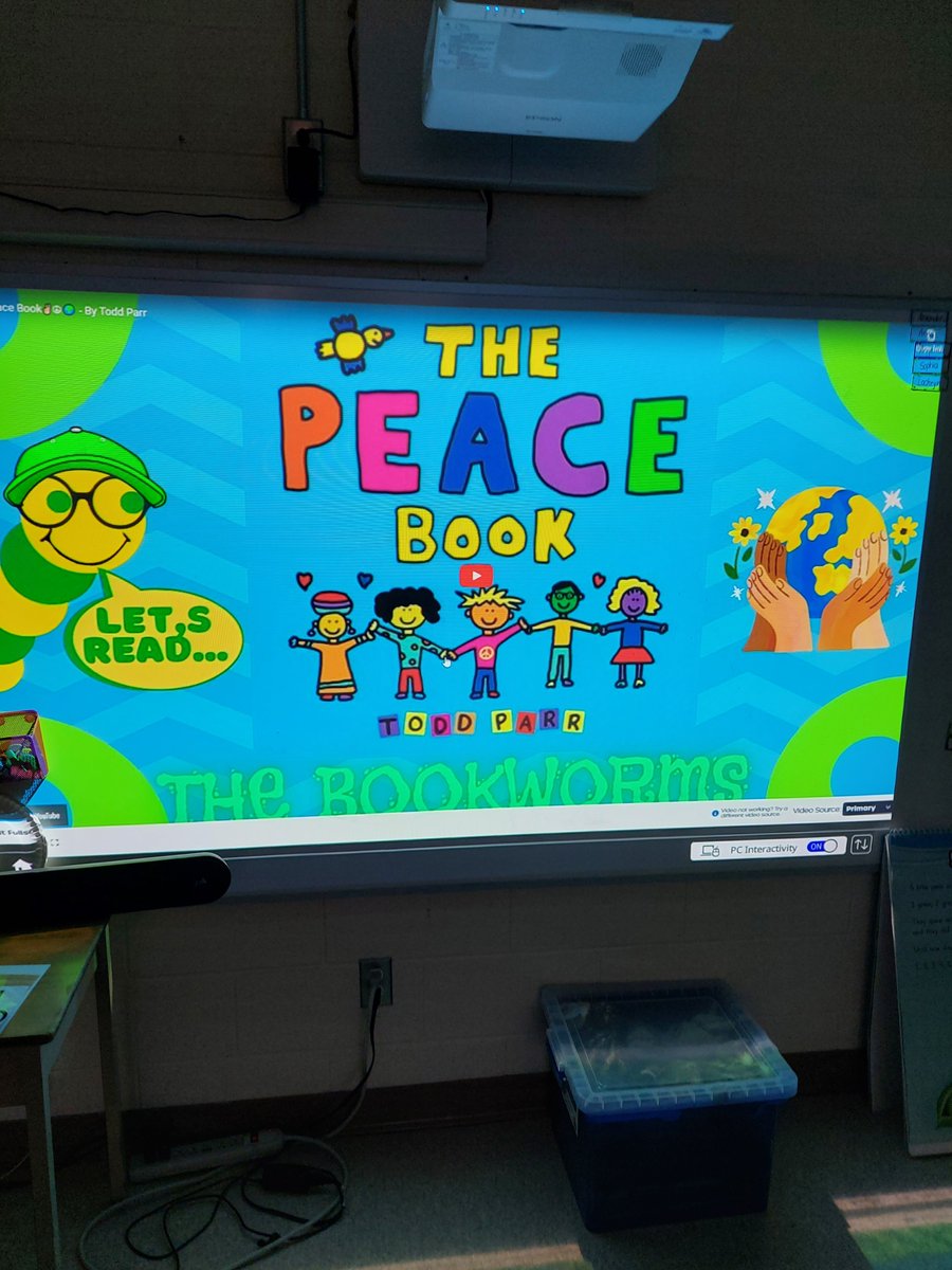 After listening to the story "The Peace Book" kindergarten students are pondering the inquiry "What does peace mean to you?" Students are also creating poppies as one symbol of peace.