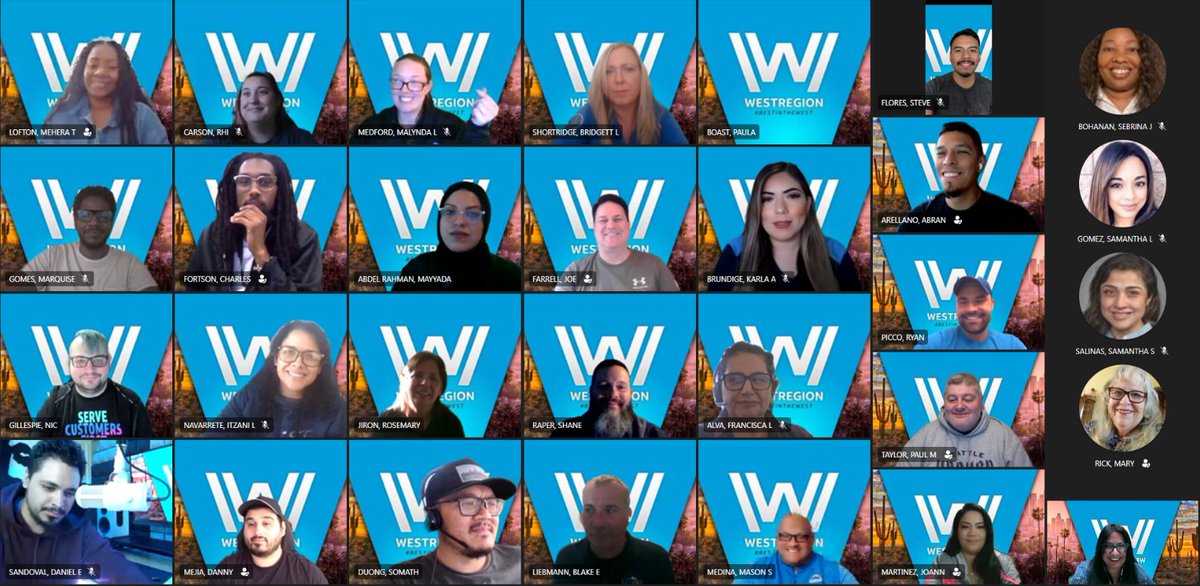 What an amazing Town Hall Watch Party with the #WestSideWarriors we loved all the updates and had a blast on the call!!! @mbcgoodstuff <a href="/TheGoodLifeKev/">Kevin McDorman</a> <a href="/joe_farrell21/">Joe Farrell</a> 🥳🥳🥳 #LifeatAtt #WinAsOne