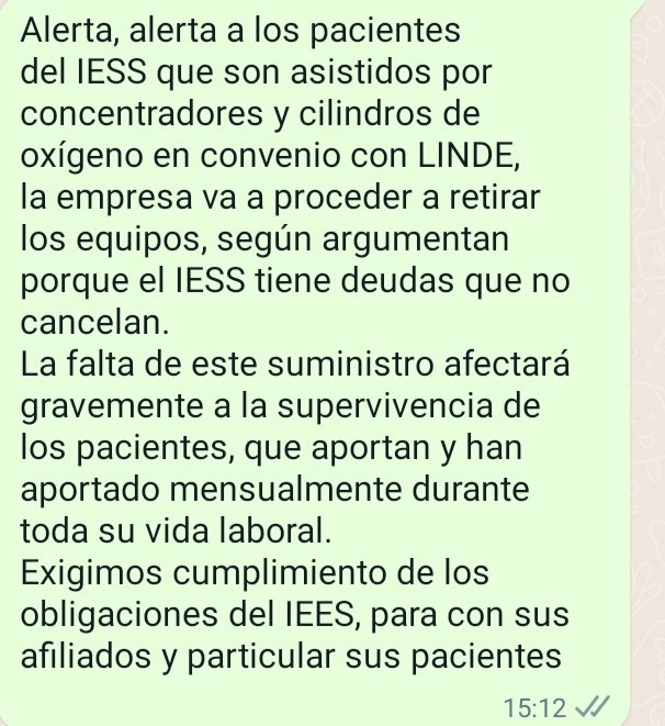 MayaCarrillo's tweet photo. Exigimos que el IESS, cumpla sus compromisos, no pueden jugar con la vida de los pacientes @LassoGuillermo @danielno https://t.co/3IBu18n5wV