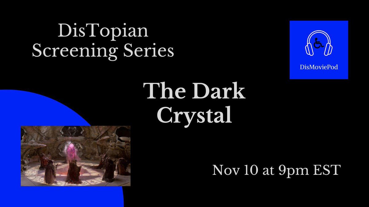 It’s become impossible to use this app, but the #DisTopian series continues

Friday at 9pm EST

In honour of my birthday, a fave

The Dark Crystal

Free on Hyperbeam: hyperbeam.com/v/dis-movie-pod