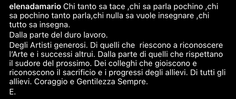 amicii_news's tweet photo. Elena su Instagram:
#Amici23 https://t.co/gqd5HkZe4x
