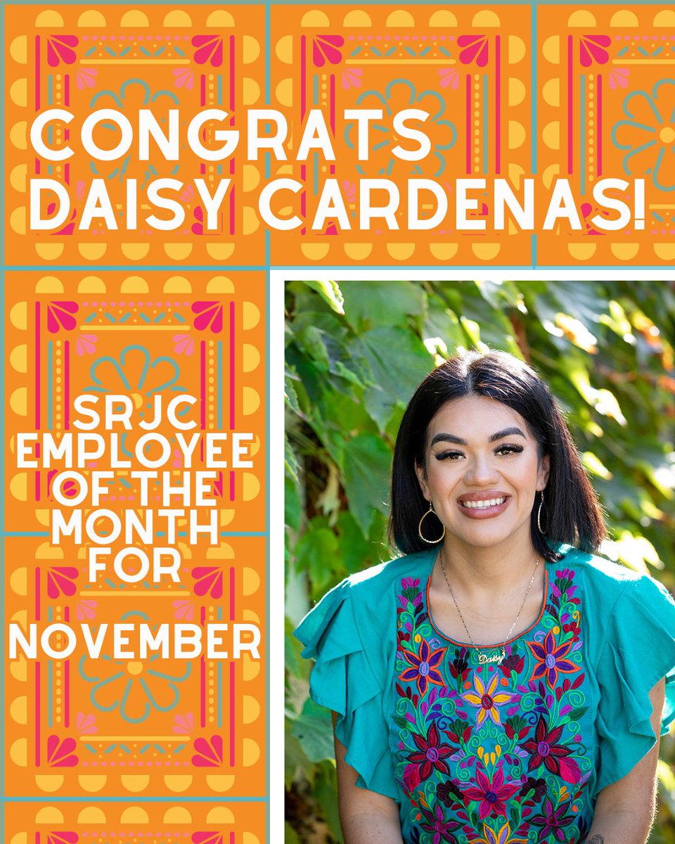 HealthcareSoCo's tweet photo. Our remarkable Daisy J Cardenas, a board member of HCF and a MHTP awardee, has been honored as the Santa Rosa Junior College Employee of the Month for November! We are delighted to have her as part of our board and take great pride in her achievements. https://t.co/KFmAYjCNQH https://t.co/OXzuAanGZi