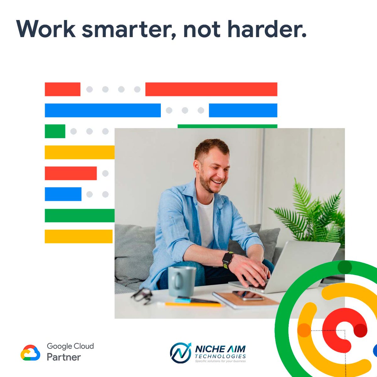 nicheaimtech's tweet photo. Work smarter, not harder. Discover how Google Workspace can boost your business

To learn more visit us at:   
https://t.co/e9um6x8OGq

#GoogleCloud #Workspace #GoogleWorkspace #Productivity #Collaboration #BusinessSolutions #Efficiency #DigitalTransformation https://t.co/6XcZygsWzv