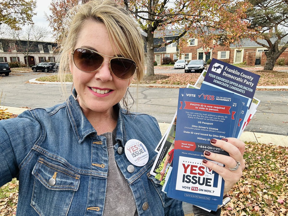 Leaving nothing to chance! I spent 3 hours today going door-to-door to talk with voters about having a plan to #VoteYESonIssue1. Lots of great conversations and support!
